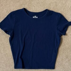 Hollister Women's Classic Navy Tee